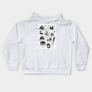 Old School Tattoos Kids Hoodie